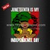 No Minimum Heat Pressed Vinyl Juneteenth Afro Girl Plastisol Transfers for Independence Day